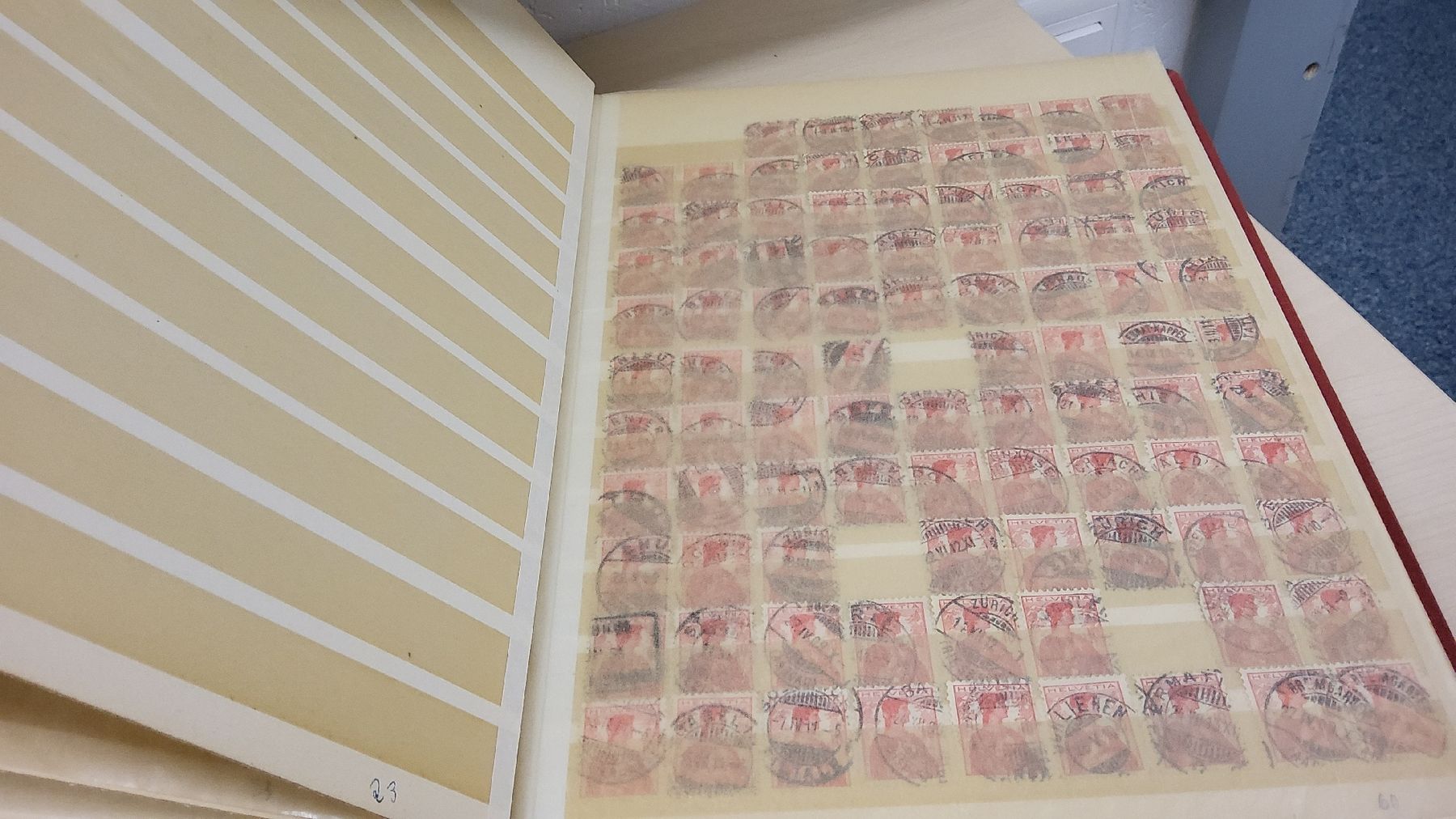 Tutti i francobolli: Alte Briefmarken Sammlung - Guter Zustand - Schweizer Werte  – Usato da Herisau venduto da Nluanalucas 3