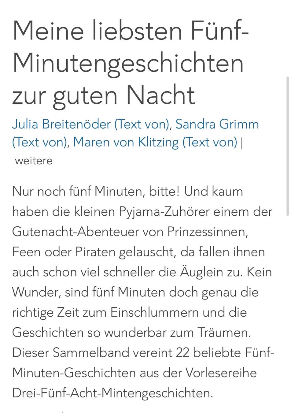 Libri: Buch Fünf-Minuten-Geschichten – Usato da Eschenbach SG venduto da Joey-Li 3
