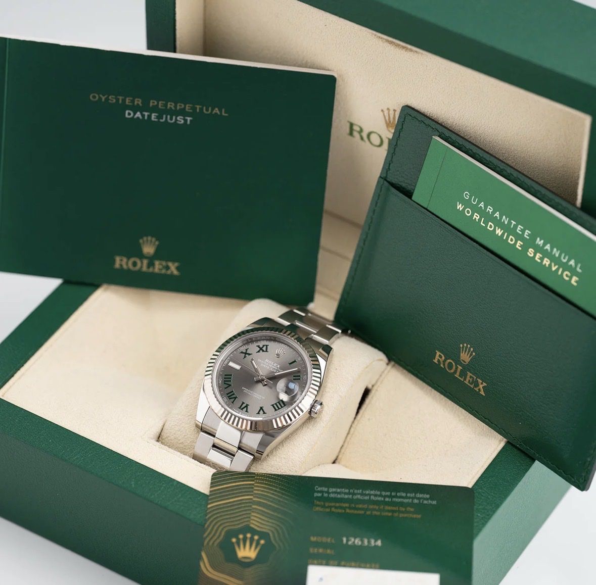 Rolex Uhren: Rolex Datejust 41 Wimbledon – Neu (gemäss Beschreibung) aus Zürich von Insiderwatches-GmbH 3
