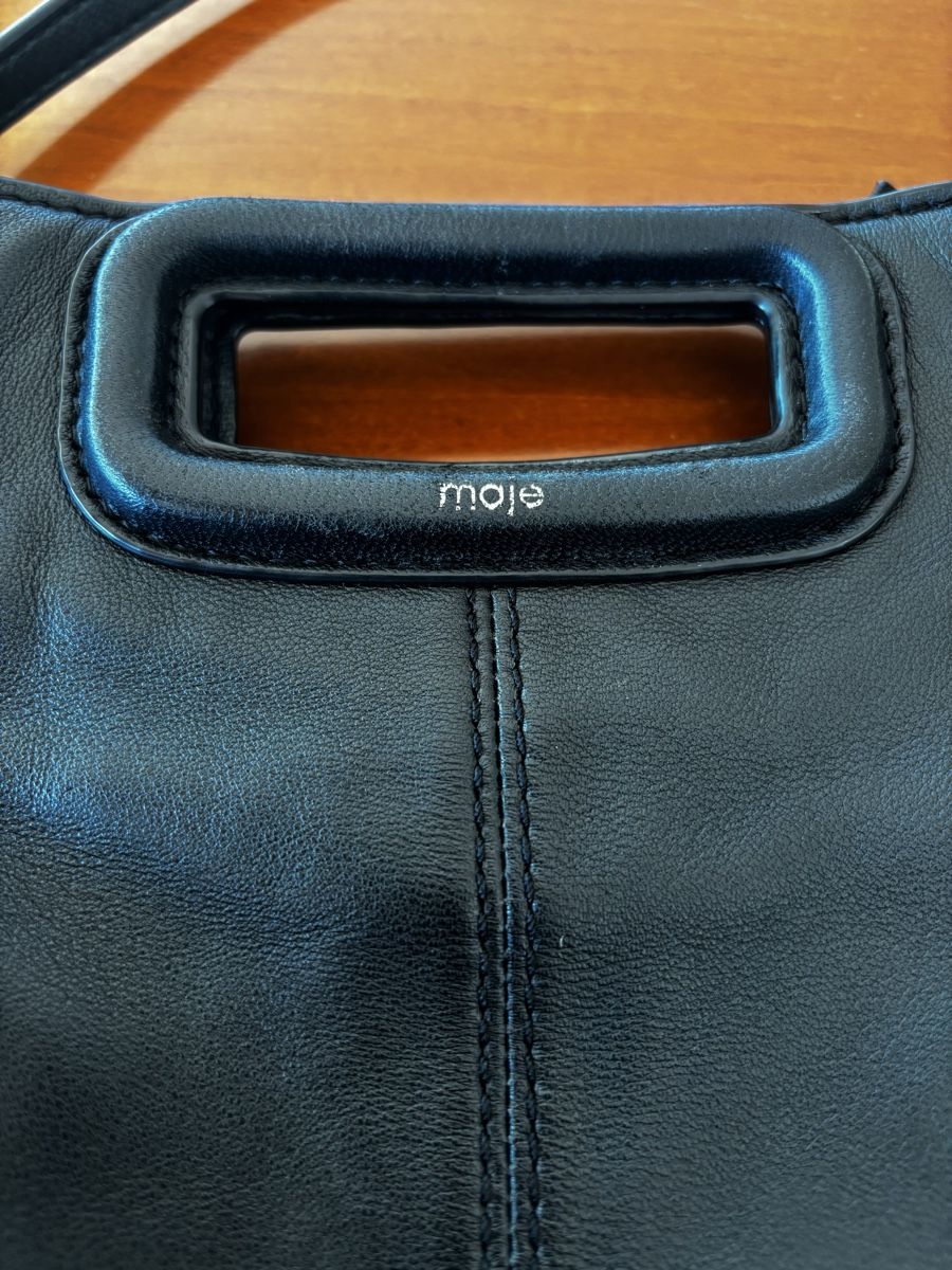 Maje Borse da donna: Sac à main Maje noir avec franges – Usato da Bulle venduto da TheDestille 1