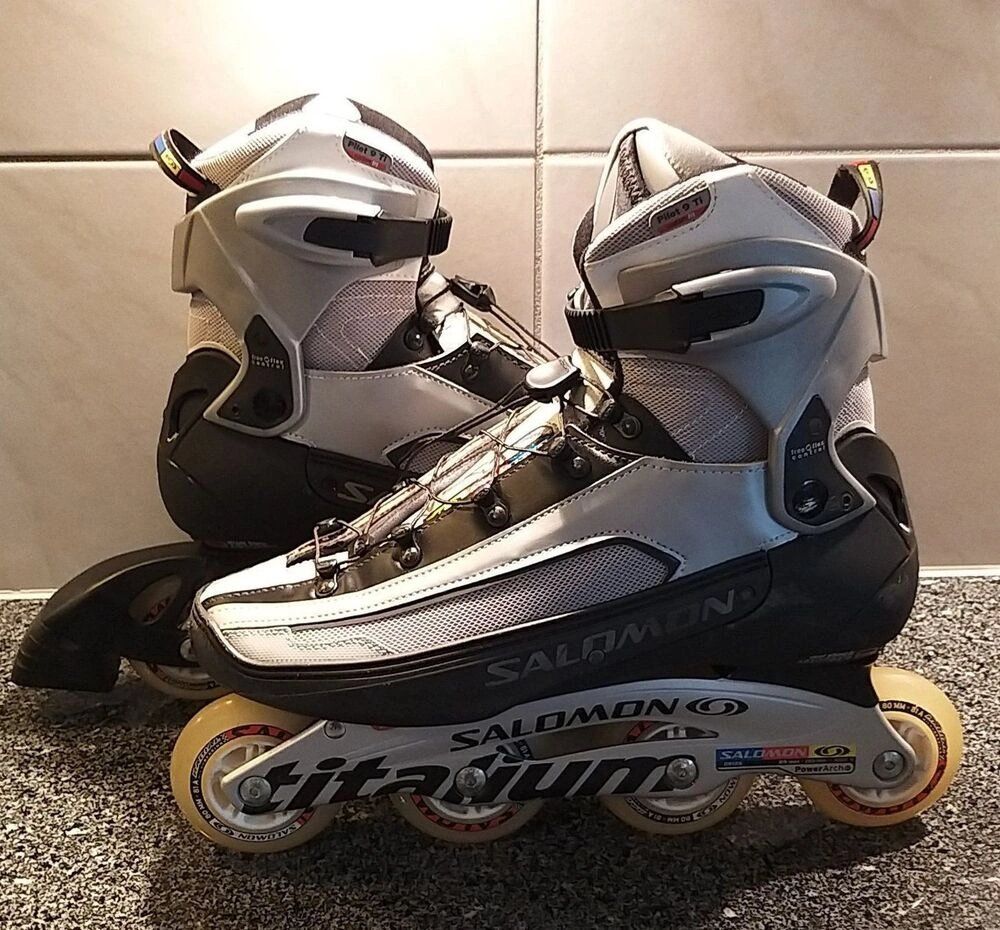 Salomon Pattini in linea & Pattini a rotelle: SALOMON Pilot 9ti - Inline Skates Gr. 46 1/3 – Nuovo (secondo la descrizione) da Rotkreuz venduto da NICETOBUY 2