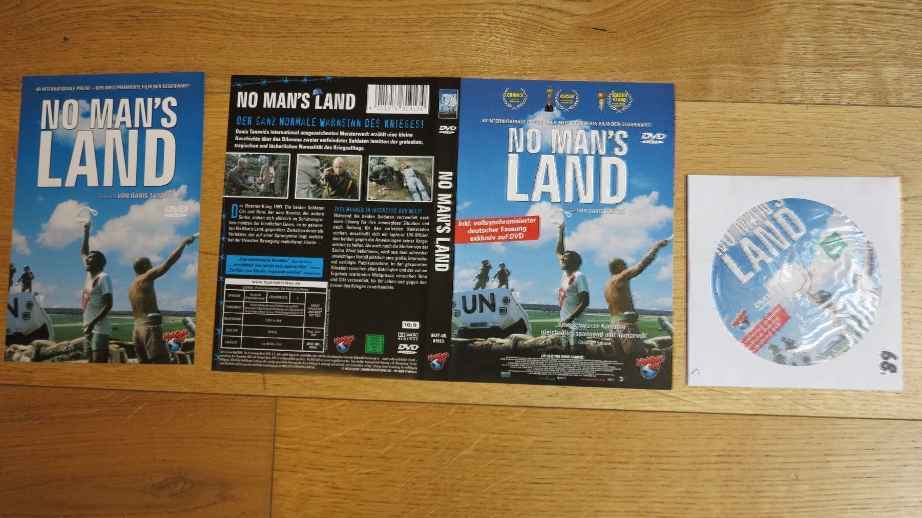 Tutti i DVDs: No Man's Land – Usato da Bettmeralp venduto da stermei