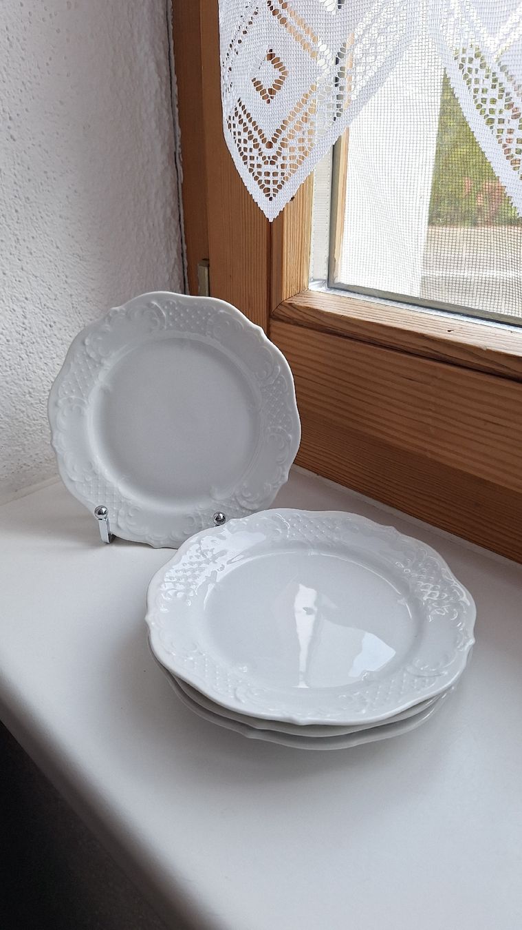 Lindner Piatti: Lindner Teller Set 4 Stk – Nuovo e nell'imballaggio originale da Schwarzenbach SG venduto da ct-porzellan