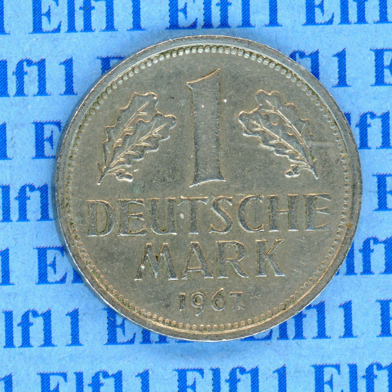Tutti le monete: DEM___1.00 1967J -vz 1 Deutsche Mark – Usato da Widnau venduto da Elf11