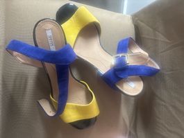 GEOX Bellissimi sandali gialli e blu n.39