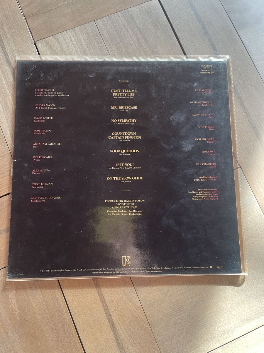 Dischi in vinile: Lee Ritenour "Rit" Vinyl Record – Usato da Zürich venduto da sar_c828 1