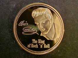 Medaille Elvis Presley The King of Rock'n'Roll 1935-1977