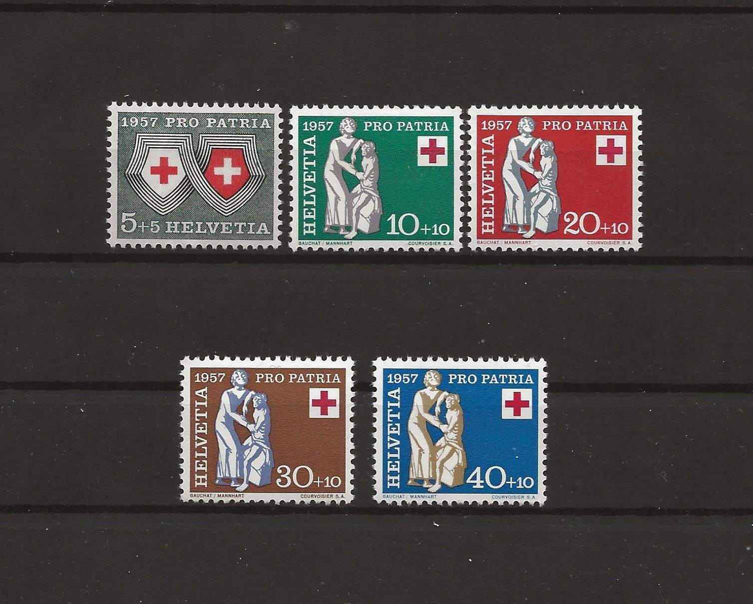 Tutti i francobolli: SUISSE Pro Patria 1957 Neuf ** – Nuovo (secondo la descrizione) da Bussigny venduto da jacky1953