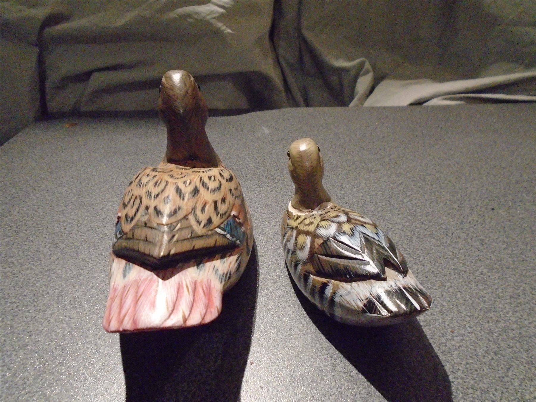 Statuette: Enten 2 Stück, braun Töne – Usato da Zürich venduto da abraxas1291 1
