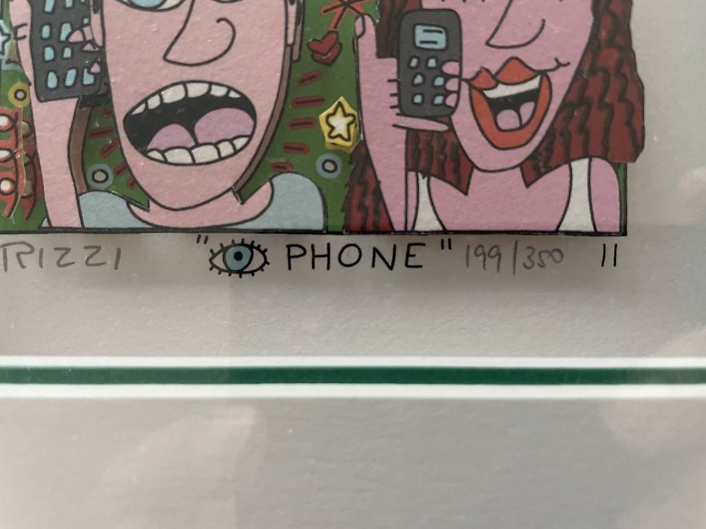 Poster & Bilder: James Rizzi  EYE PHONE von 2011 – Neu und originalverpackt aus Kreuzlingen von kmonline 2