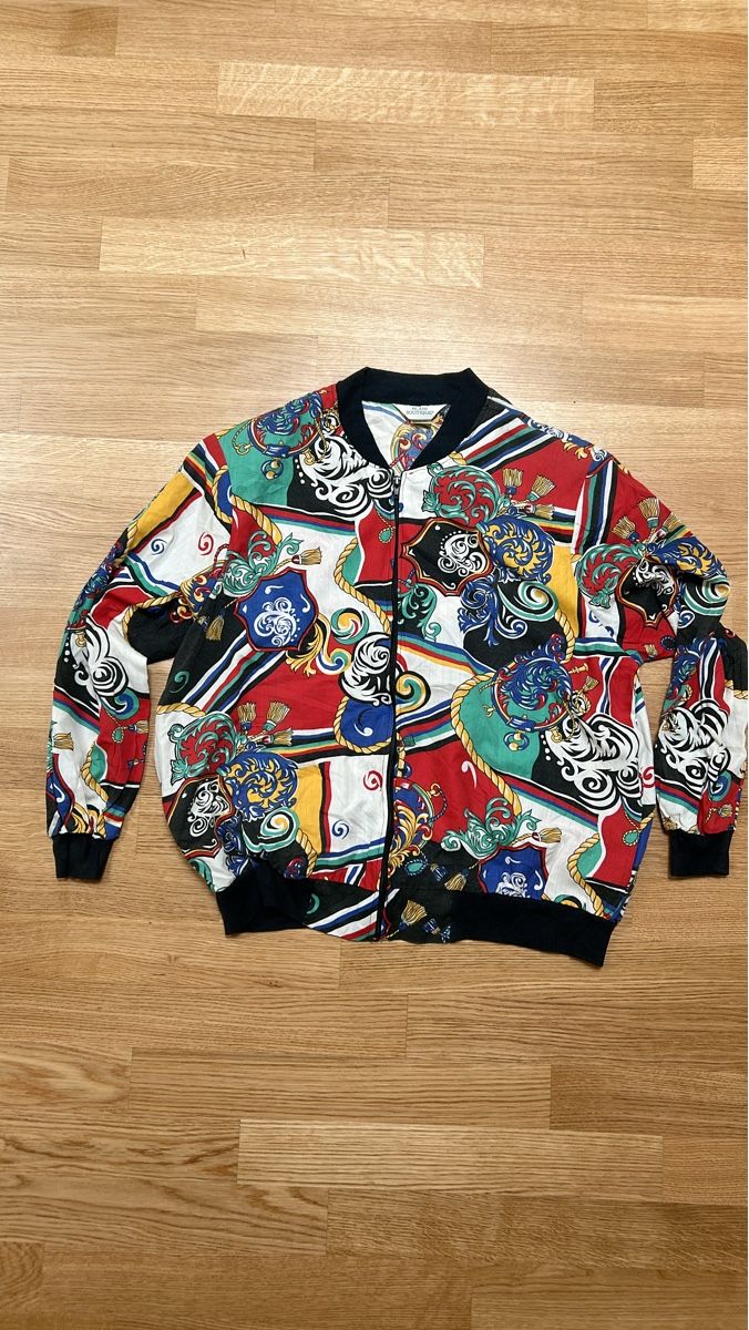 Giacche: Vintage / Retro Sommer Bomberjacke Grösse L – Usato da Luzern venduto da ThrowbackVintage