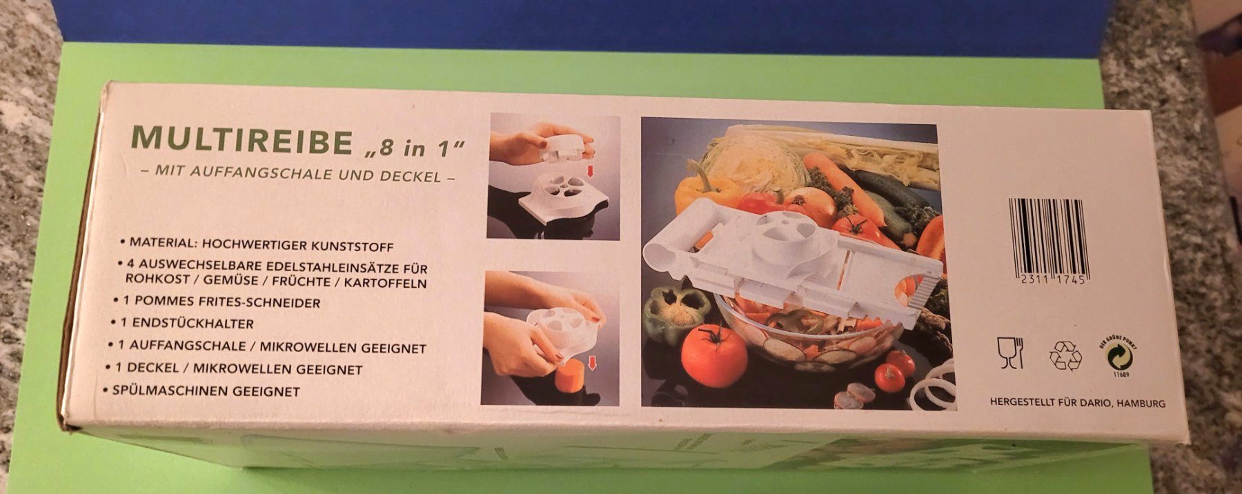 Elettrodomestici da cucina: Multireibe / Gemüseschneider mit Auffangschale und Deckel – Usato da Wohlen AG venduto da 1000-Ideen 5