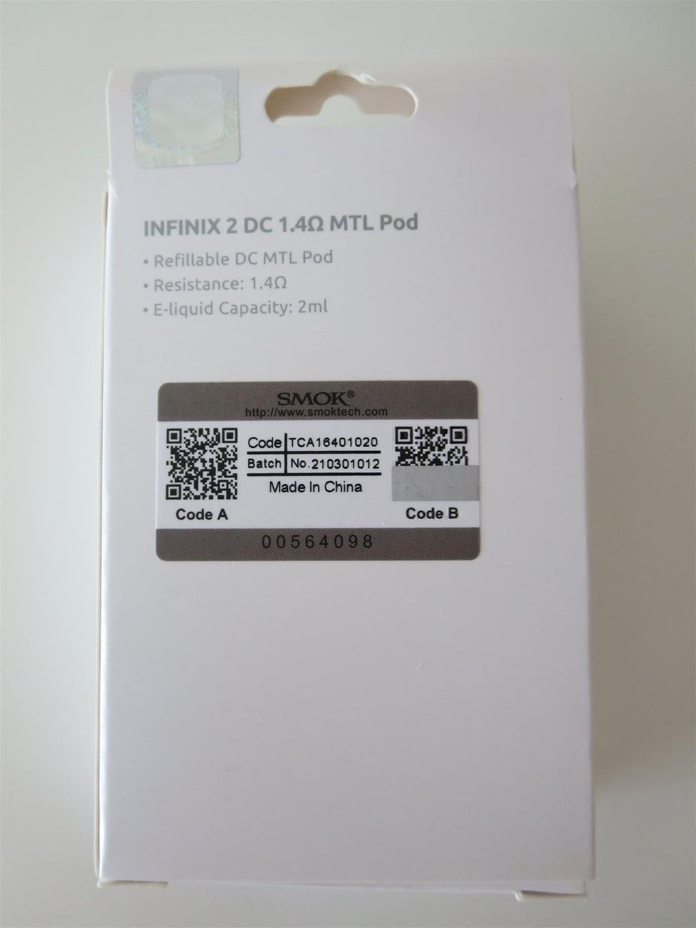 Sonstige Tabakwaren: SMOK INFINIX 2 POD , 3er-Set , fabrikneu – Neu und originalverpackt aus Zürich von Lacoste06 4