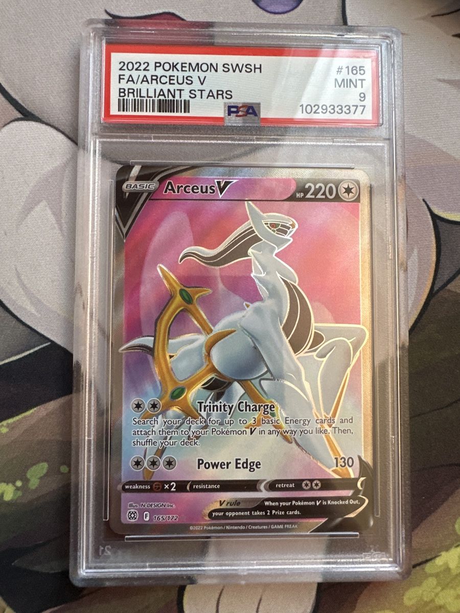 Pokémon Carte collezionabili: Arceus V FA/BRS 165/172 PSA 9 Mint – Nuovo (secondo la descrizione) da Biel/Bienne venduto da LaenzHD