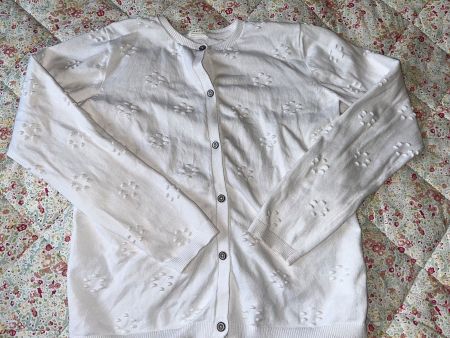 Like new white cardigan - 7-8years (128cm)