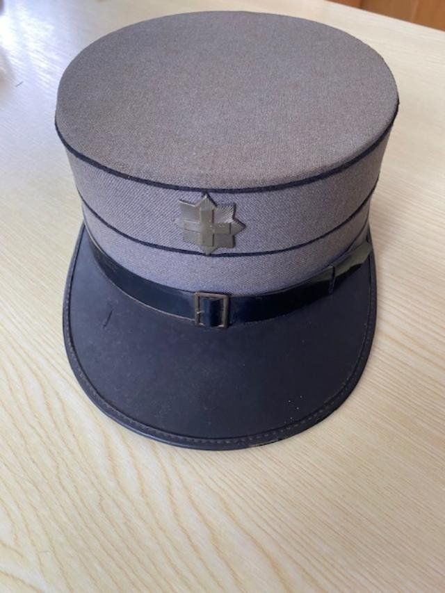 Uniformen: Alte Schweizer Uniformkappe - Tellerkappe (Zoll?) – Gebraucht aus Flirsch von sammlerliebe