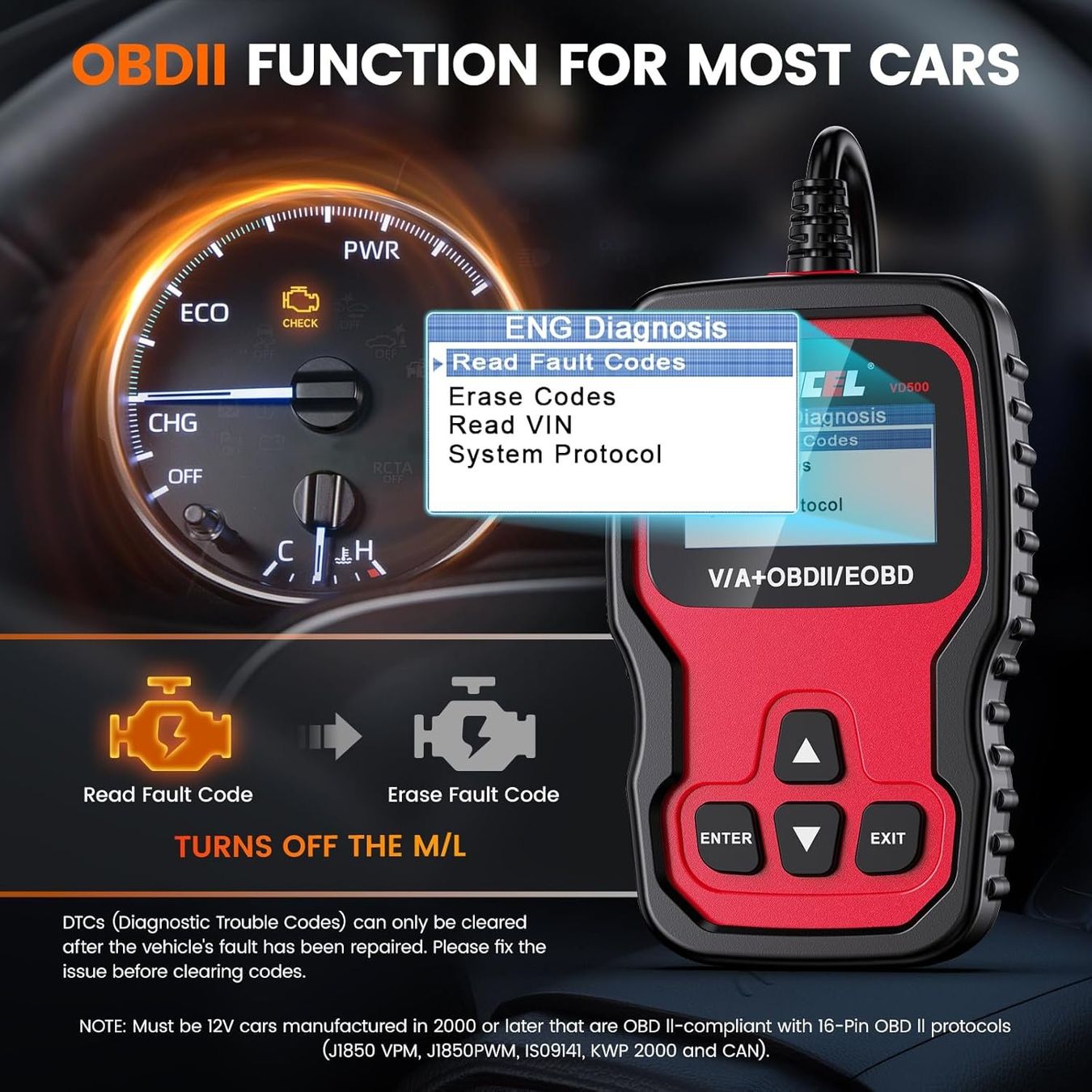 Misurare: PRO OBD2 Diagnosegerät - Fehlercodes Auslesen und Löschen – Nuovo e nell'imballaggio originale da Geneve venduto da Titi2008 6