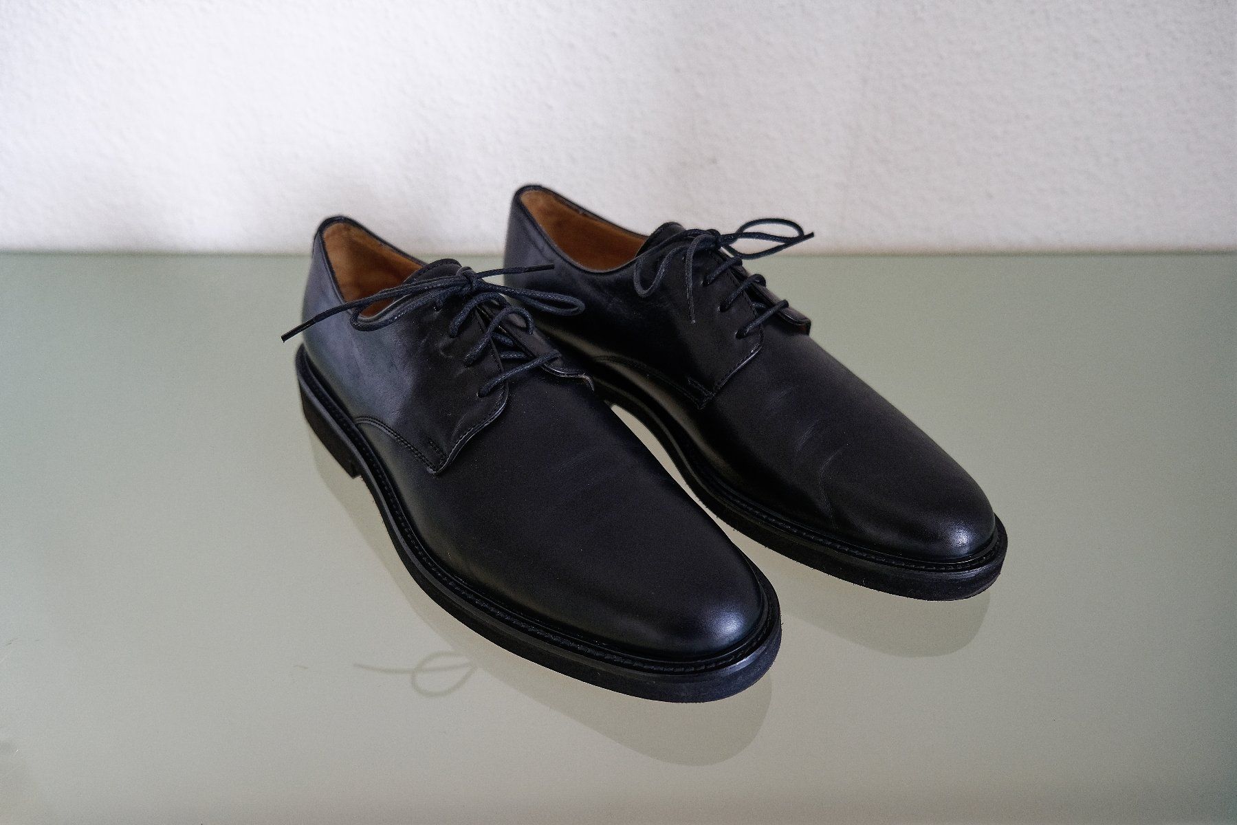 Navyboot Herrenschuhe: Navyboot Halbschuhe Leder, Gr. 43 – Gebraucht aus Spiez von Strohlinger
