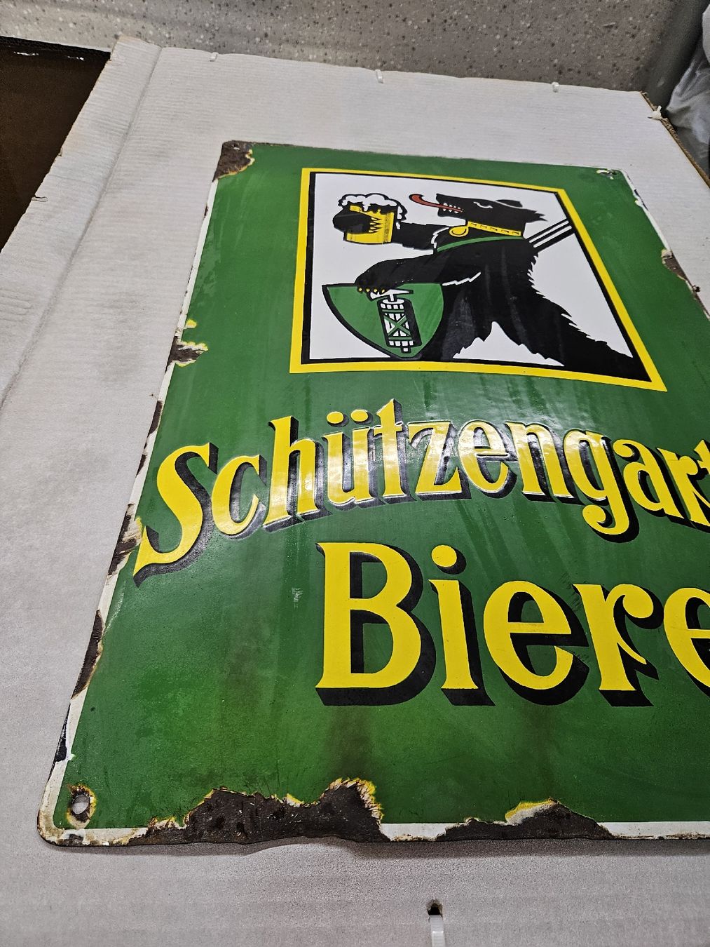 Insegne: original Emailschild Schützengarten, Cupfinal 2026!!!! – Usato da Ossingen venduto da eri_zp65 2