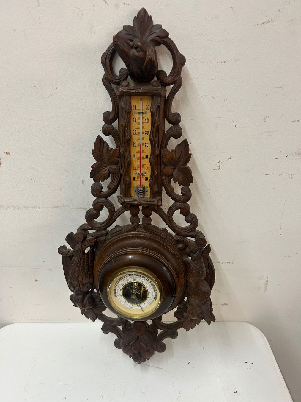 Sonstige antike Technik & Geräte: antiker Schwarzwald-Wandbarometer mit Thermometer – Gebraucht aus Zürich von Levelart