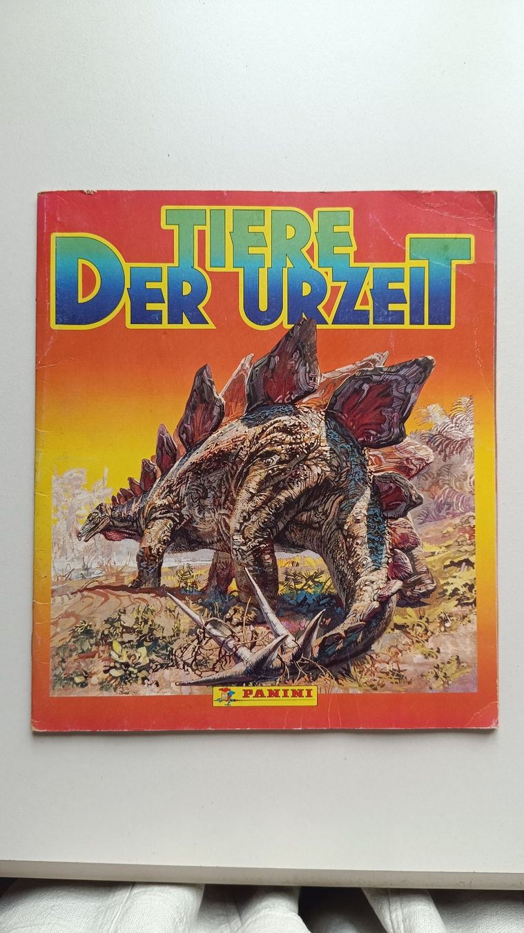 Panini Album: Panini - Tiere Der Urzeit - 1992 - Komplett – Usato da Safenwil venduto da mongge36