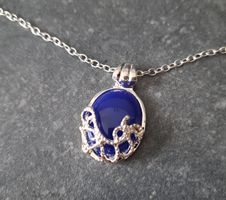 Collier en opale plaqué argent