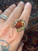 Zultanite Nano 20cts SS925 14k Gold Vermeil Ring