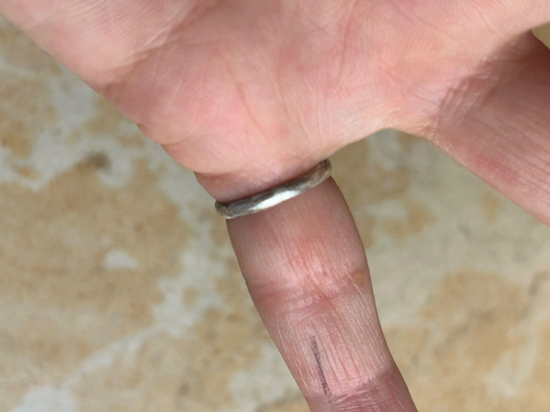 Anelli: Vintage Silberring Granat Stein (48) – Usato da Laufen venduto da Bellebellezza 5