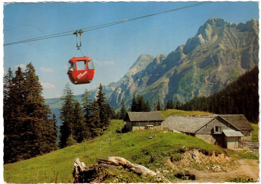 Ansichtskarten: Col du Pillon - Télècabine / Gondelbahn – Gebraucht aus Binningen von Mountainrider