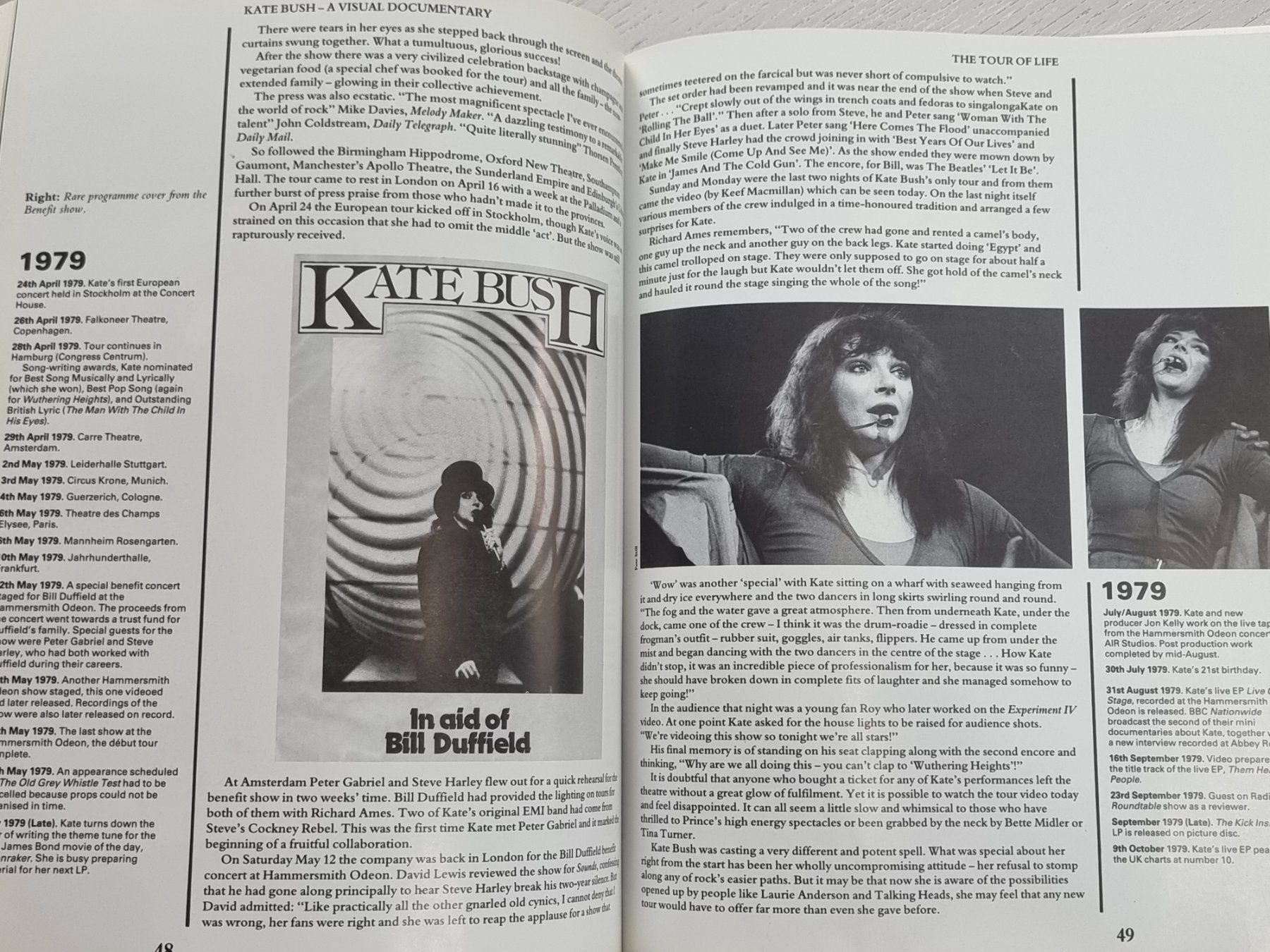 Libri: Kate Bush: A Visual Documentary - Rarität von 1988 – Usato da Villigen venduto da Tschachtlan 6