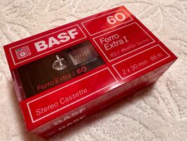BASF Ferro Extra I 60 Kassetten, 2 Stück, Sammlerqualität!