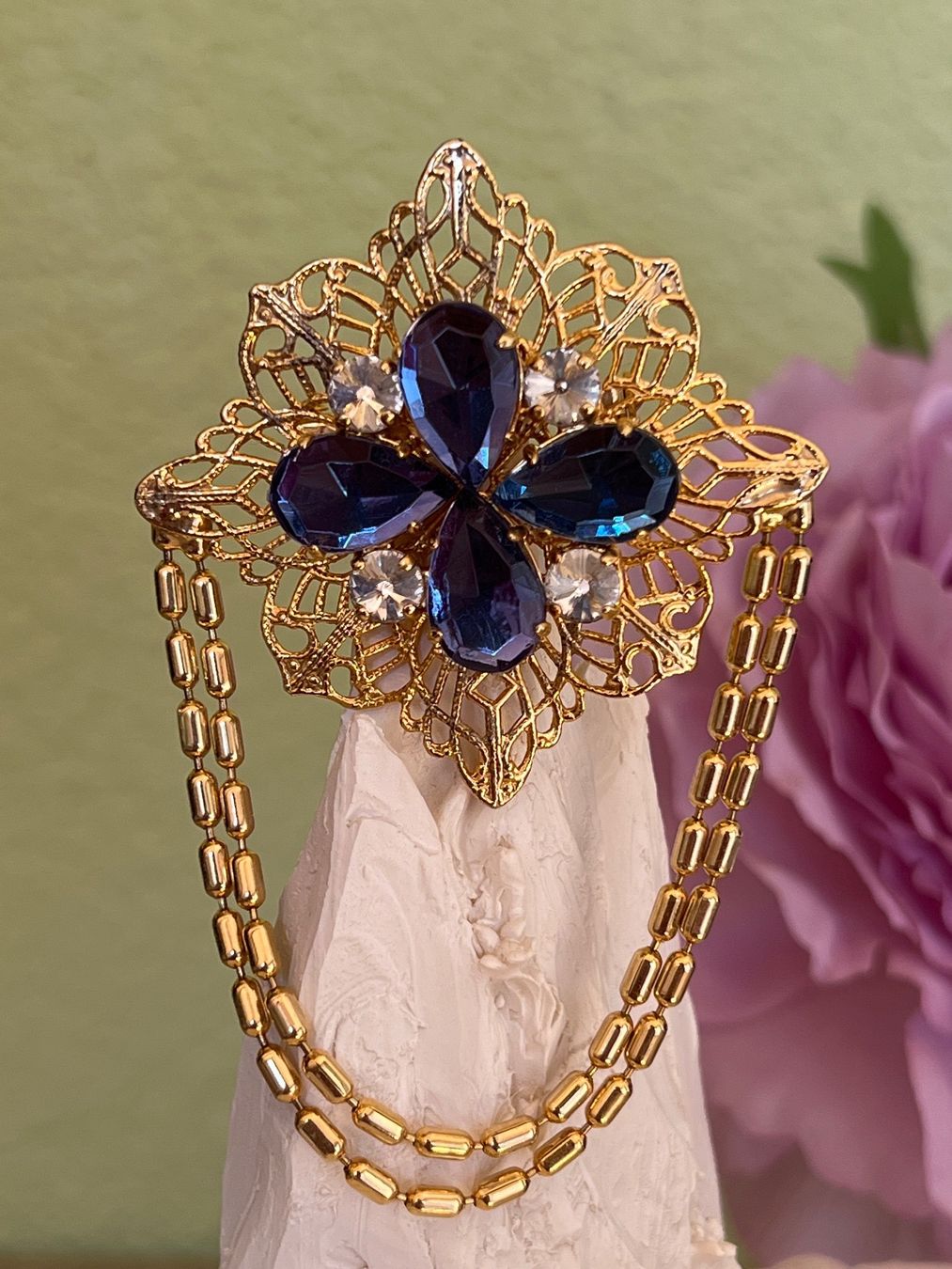 Spille & Fermagli: Schöne Brosche – Nuovo (secondo la descrizione) da Seon venduto da Sunny-Schmuck78 1