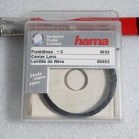 Hama 52mm Punktlinse +3 Filter / filtre. New.