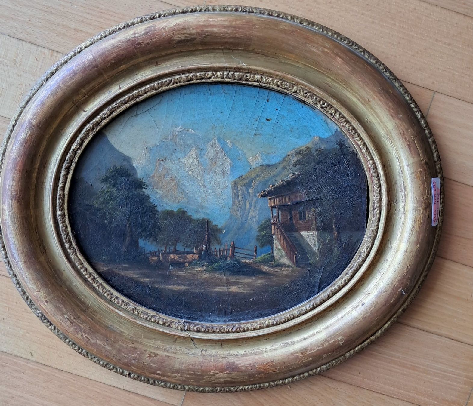 Dipinti: Quadro dell'800 rappresentante Jungfrau – Usato da Breganzona venduto da lab_h6sb