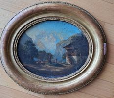 Quadro dell'800 rappresentante Jungfrau