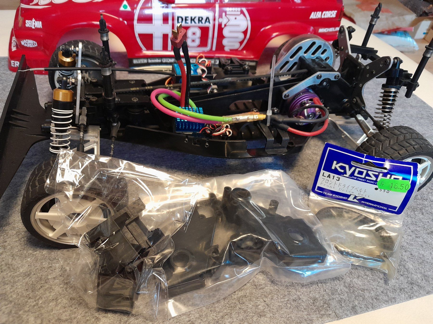 Kyosho RC Modellbau: KYOSHO SUPERTEN 1:9 ALFA 155 – Gebraucht aus Ebnat-Kappel von MAZUKITURB0 5