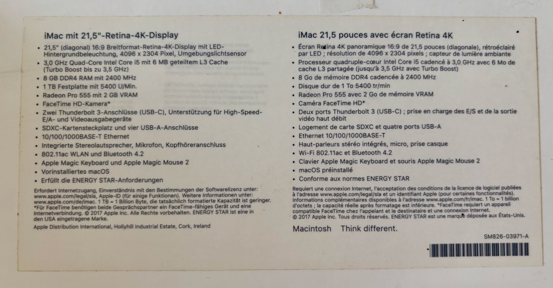 Apple PCs: iMac 21.5 pouces, écran Retina 4K, version 2017 – Gebraucht aus Grand-Lancy von Tomtom1205 3