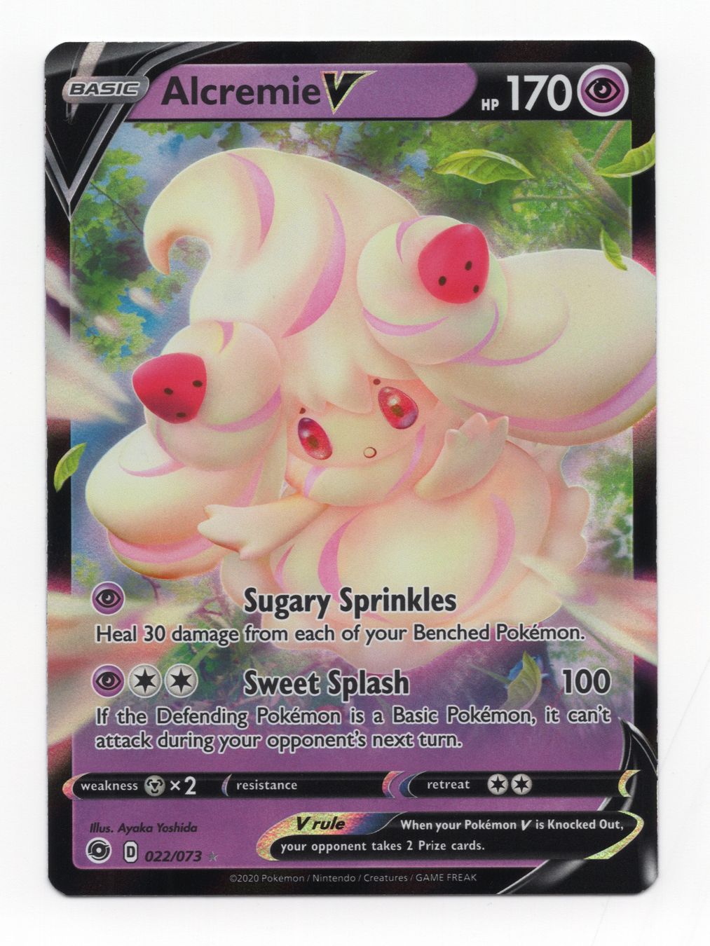 Pokémon Carte collezionabili: Alcremie V 022/073 Champion's Path Englisch – Nuovo (secondo la descrizione) da Oberglatt ZH venduto da DSGS37