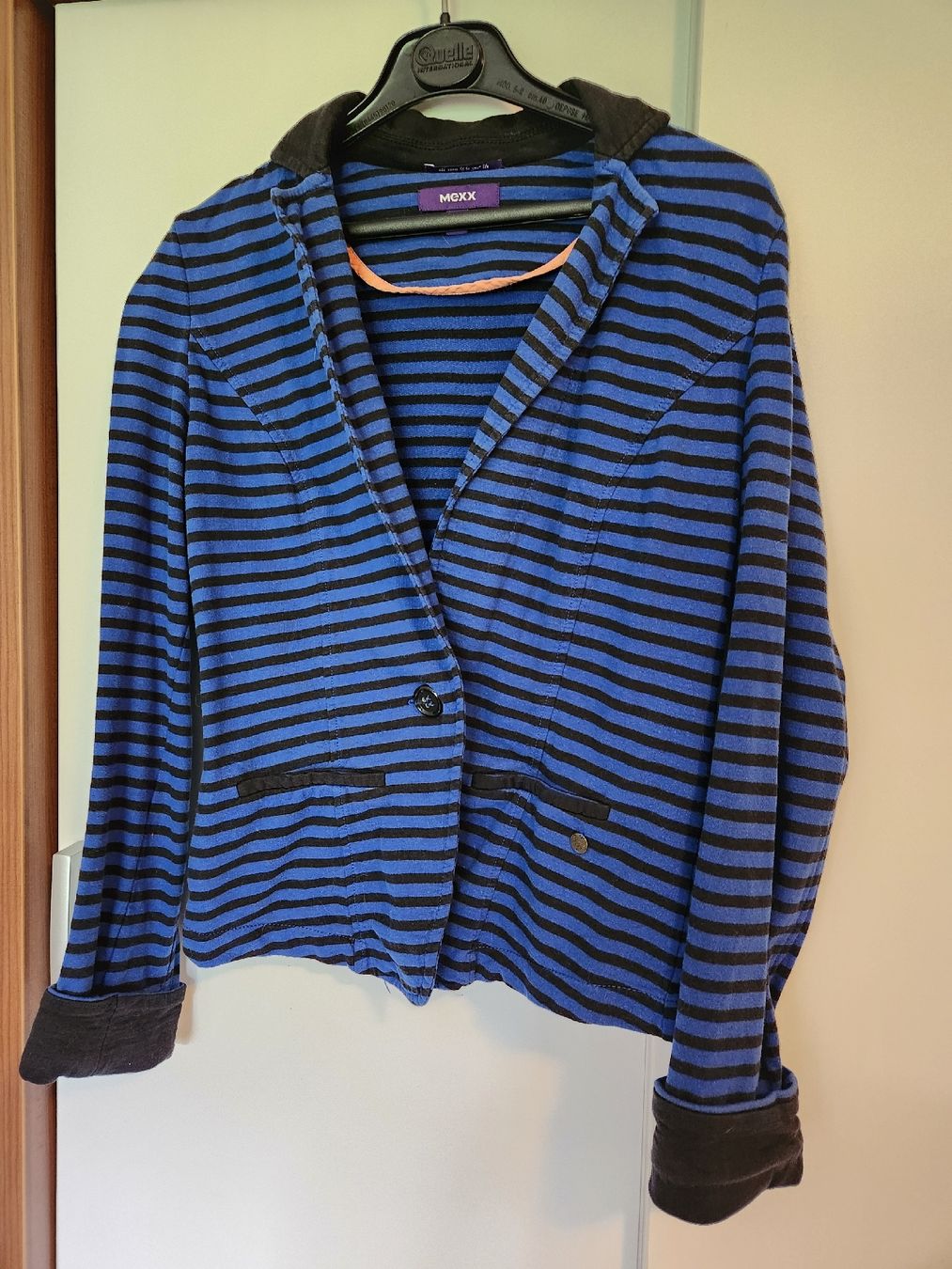 Mexx Giacche: Jersey-Blazer schwarz/blau gestreift von Mexx – Usato da Fribourg venduto da voidness 5