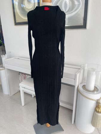 Hugo Boss Strickkleid, Schwarz, Gr. S