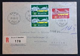 Alpenpost SBK 314 & 315 attraktiver Einschreibe FDC