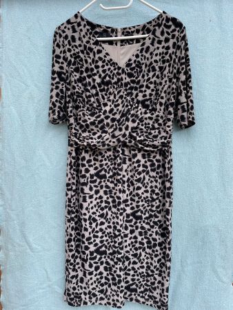 Elegantes Gemustertes MADELEINE Kleid Gr. 42