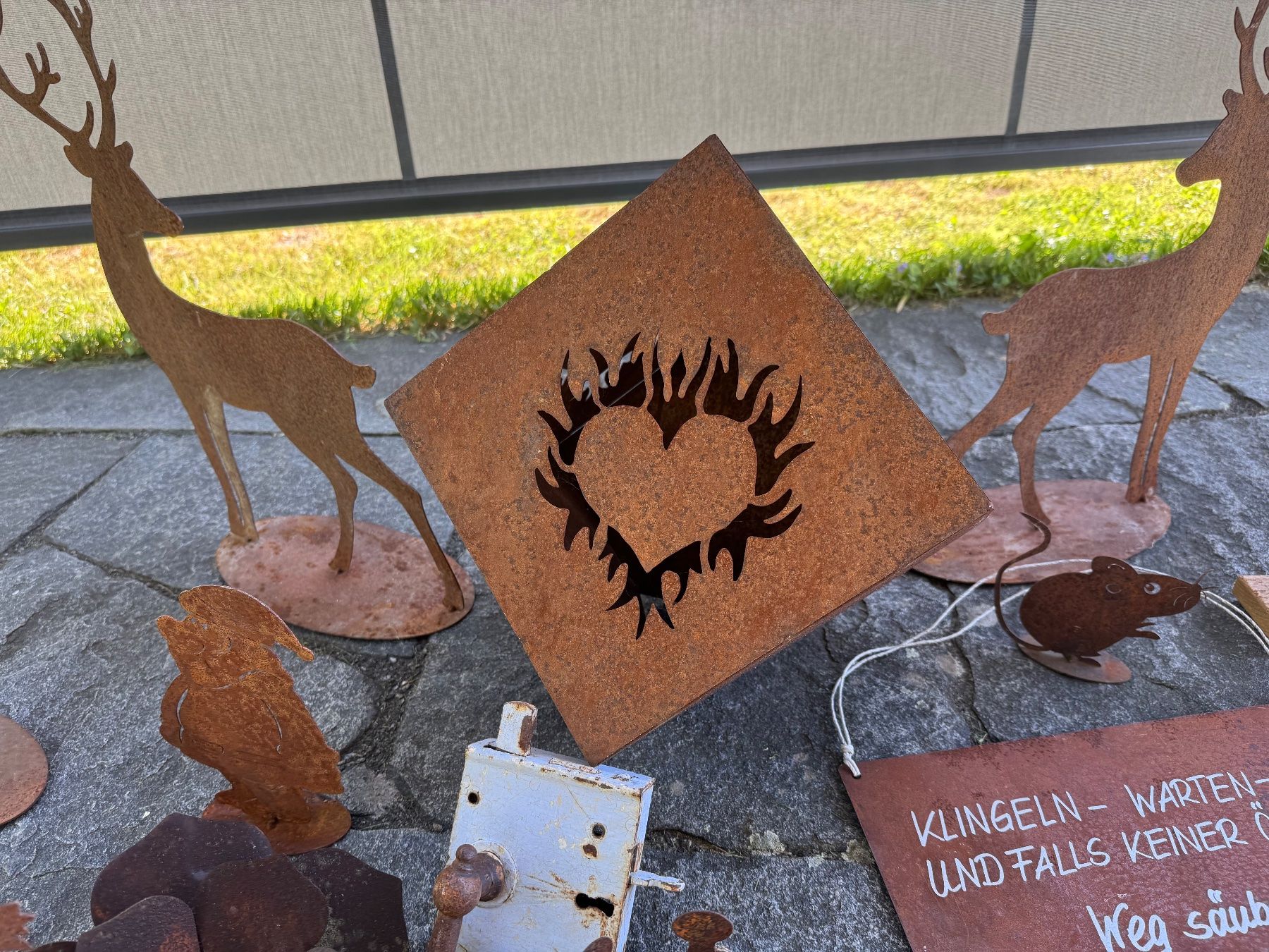 Alle Dekorationen: Rost Stahl Gartendekoration – Gebraucht aus Kestenholz von cvx_889vv 4