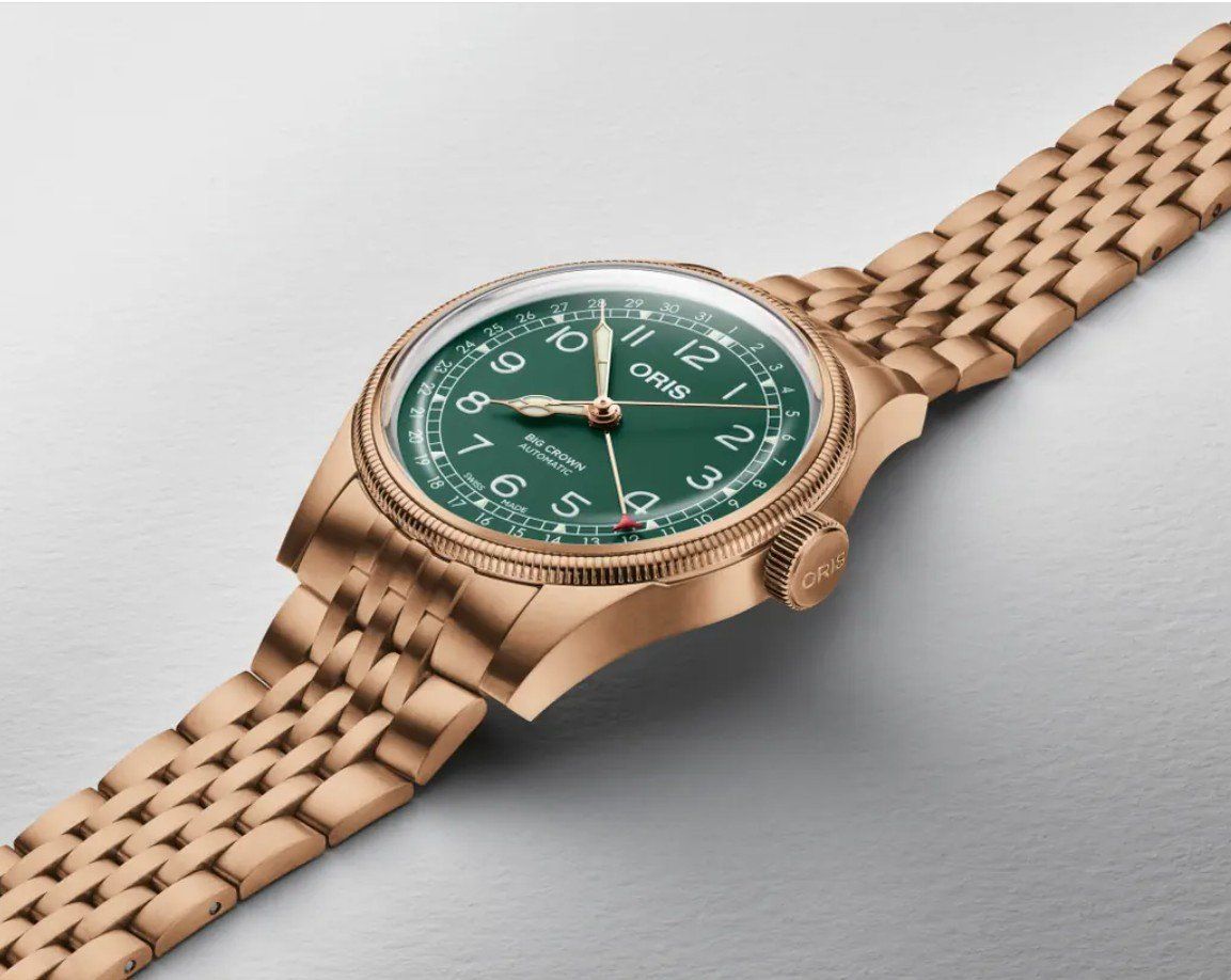 Crown Orologi: Big Crown Bronze Pointer Date – Nuovo e nell'imballaggio originale da Kilchberg ZH venduto da Schiveli