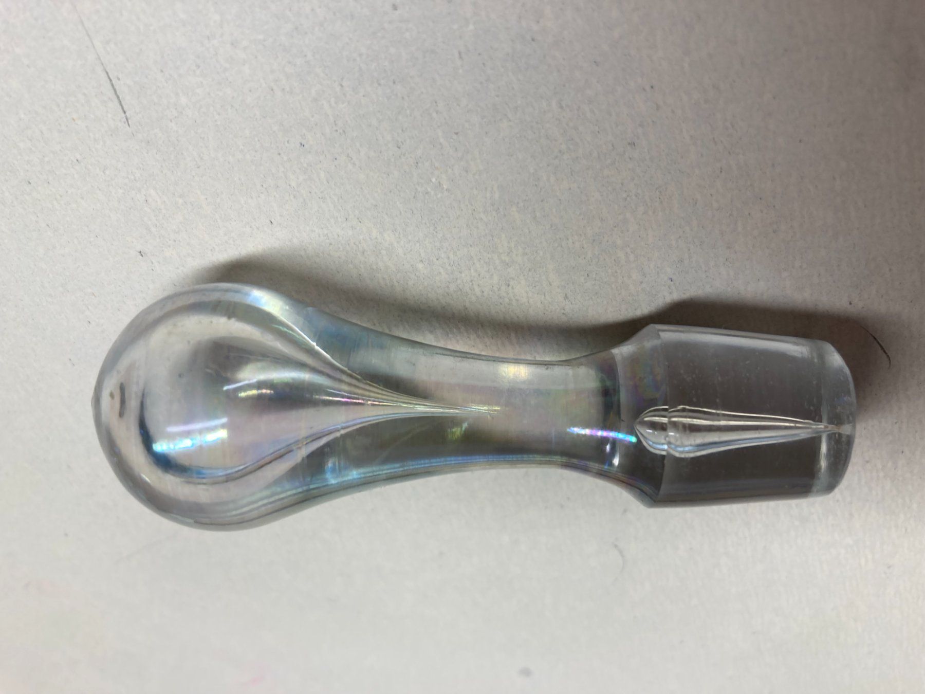 Caraffe: Dekantier Stopfen Kristall Glas, Antik – Usato da Schenkon venduto da Angelikahu