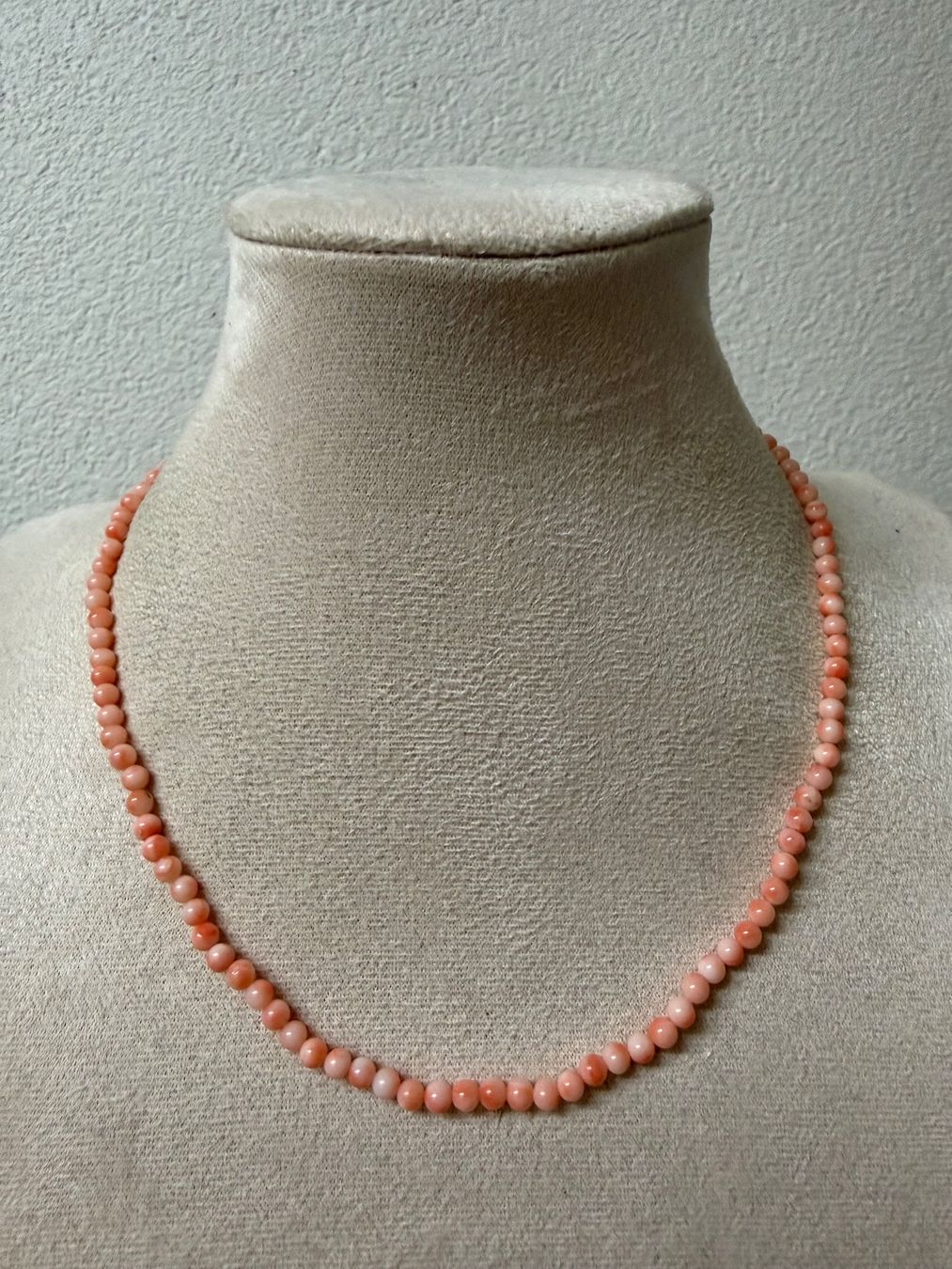 Catenine: Rosa Korallen Kette mit Silber Verschluss 925 – Usato da Spiegel b. Bern venduto da Rogger72 1
