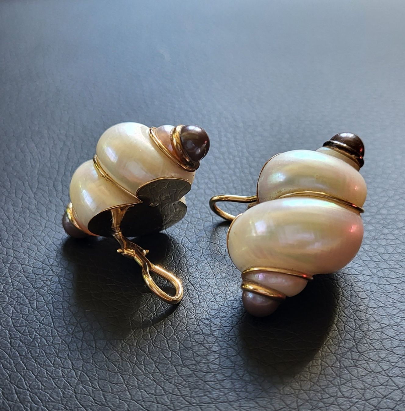 Ohrringe & -stecker: Gold 585 Massiv Perlmutt Ohrchlips Mit Perlen – Gebraucht aus Wald ZH von Dasilver 8