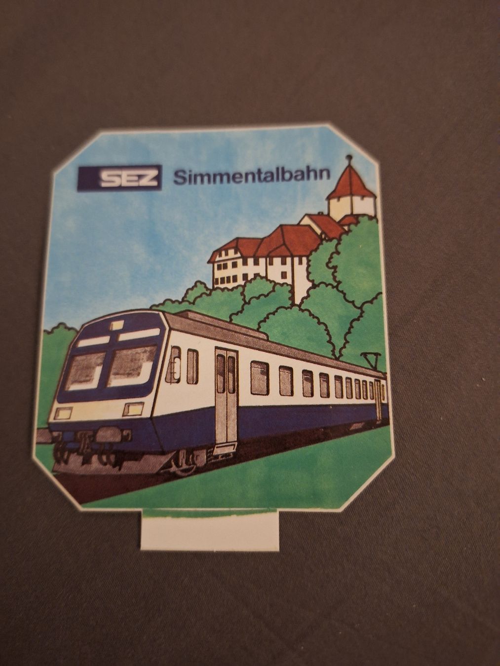 Aufkleber: Kleber Simmentalbahn SEZ Zug  – Gebraucht aus Schaffhausen von RicardoSchaffhausen