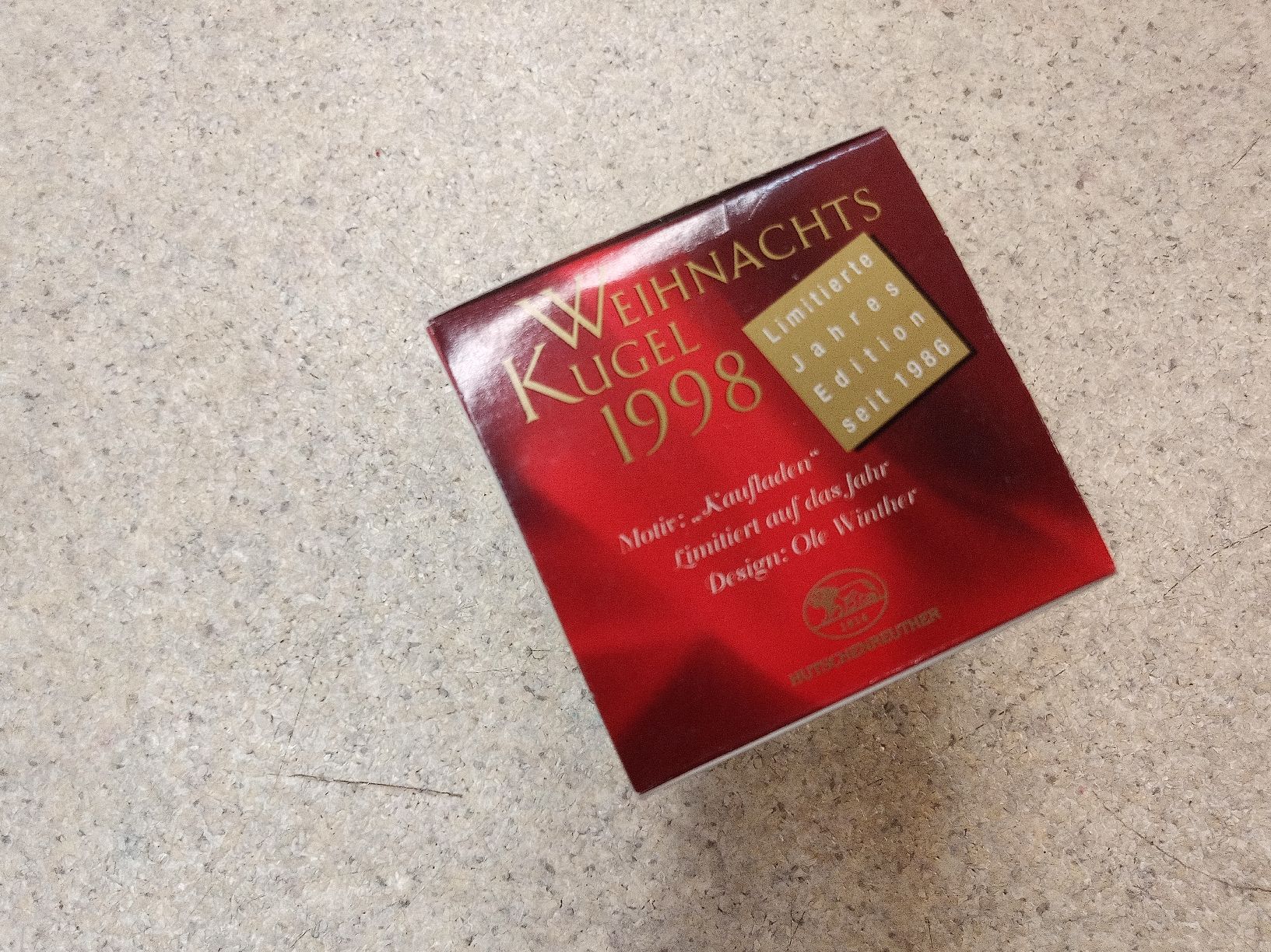 Hutschenreuther Tutte le decorazioni: Weihnachtskugel 1998 Hutschenreuther OVP – Usato da Reiden venduto da Zofi-Brocki 1