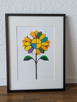 Sonnenblumengemälde handgemalt, Originalgemälde